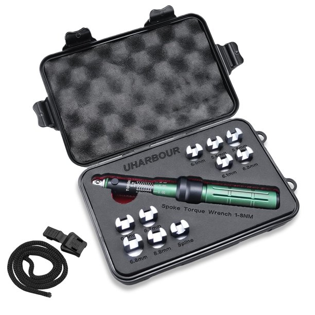 Llave dinamométrica de radios en forma de Uharbour para motocicletas y motos de cross