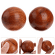 thumbnail image 1 of 2 Pcs Massage Handball Wood Massager Exercise Balls Foot Muscle Stretch Round Wooden Fitness Stress for Adults, 1 of 3