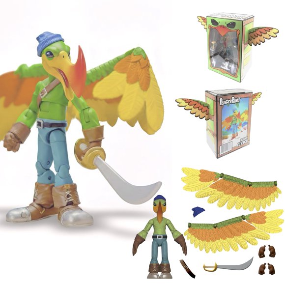 Figura de acción Plunderlings Raider Flynch escala 1:12, más de 25 puntos de articulación