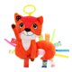 thumbnail image 1 of Cochecito De Bebé Para Ni?os Con Campanilla, Colgantes, Juguetes De Peluche, Naranja, 1 of 5