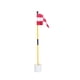 thumbnail image 4 of Golf Putting Green Bandera Y Copa De Agujero Golf Portátil Bandera De Golf Juego De Copa De Agujero Rojo Blanco, 4 of 5