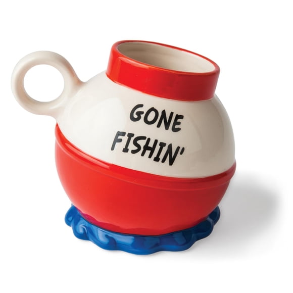 Taza de café BigMouth Inc. Gone Fishing, 600 ml, regalo novedoso
