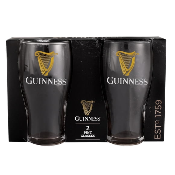 Juego de 2 vasos tipo pinta LORD'S ROCKS Guinness oficial 590 mL