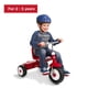 thumbnail image 3 of Radio Tricycle Flyer Deluxe Steer & Stroll Ride-On, color rojo, de 2 a 5 años, 3 of 9