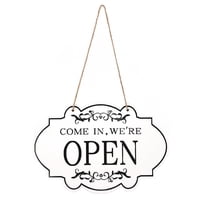 Magideal - Letrero De Y Cerrada De , Letrero Para Colgar En Reversible Para , Tienda, , Blanco