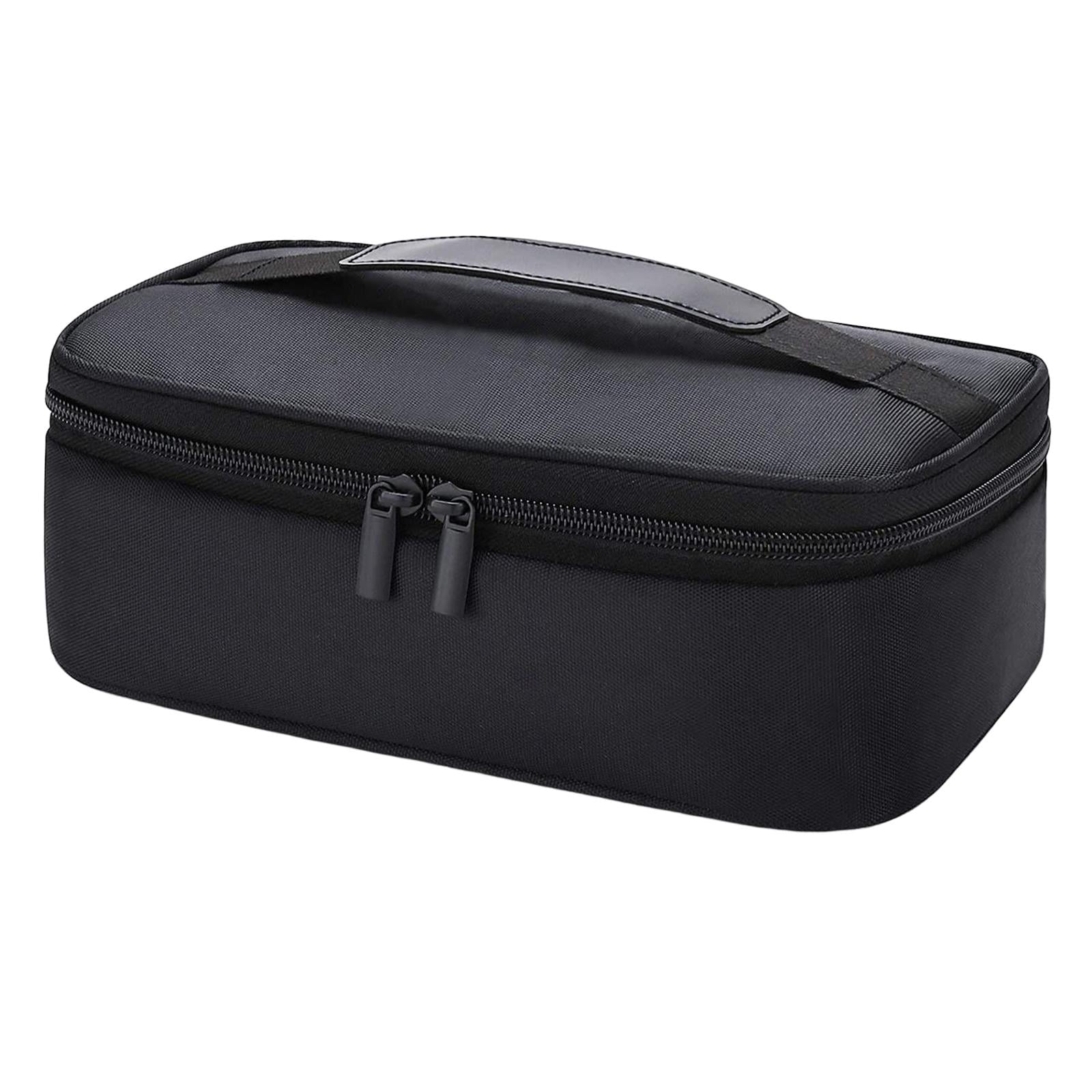 Bothyi - Fiambrera Aislada Portátil, Bolsa De Asas A Prueba De Fugas Para Picnic, Trabajo De Oficina, Negro