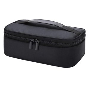 Bothyi - Fiambrera Aislada Portátil, Bolsa De Asas A Prueba De Fugas Para Picnic, Trabajo De Oficina, Negro