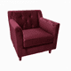 thumbnail image 2 of POLTRONA RUBI BURDEO, 2 of 2
