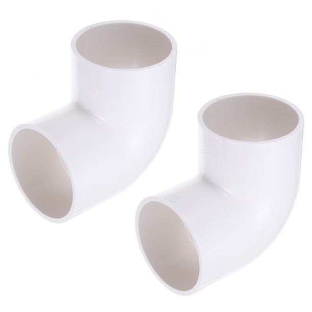 Conector de Conducto Uxcell, Adaptador de Acoplamiento de Conector de Manguera de Secadora de Plástico para Manguera de Ventilación 4" Blanco
