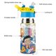 thumbnail image 3 of El Mundo de Bobby Botella de Agua con Tapa Pop Top de Un Toque, Acero Inoxidable, a Prueba de Fugas, para Deportes, Botella Infantil azul 12 oz, 3 of 6