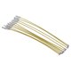 thumbnail image 3 of La etiqueta del equipaje del lazo del alambre del cable 10pcs coloca las correas del alambre de acero inoxidable amarillas, 3 of 6