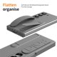 thumbnail image 3 of Funda para celular XIMAND Galaxy Z Fold 7 resistente a golpes, cobertura total, 3 of 8