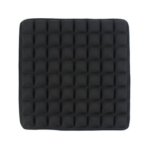 Ioensy - Cojín De Asiento Acolchado 3D Transpirable Suave Antideslizante Para El Hogar Coche Negro