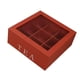 thumbnail image 4 of Caja De Madera Para Guardar Joyas, Organizador De Bolsitas De Té Para Bolsitas De Té, Joyas Peque?as, Color Marrón Azúcar., 4 of 5