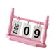 thumbnail image 3 of Calendario De Escritorio Ideal Como Regalo, Peque?o Calendario Plegable De Pie Para La Escuela, El Hogar Y La Oficina, Color Rosa., 3 of 5