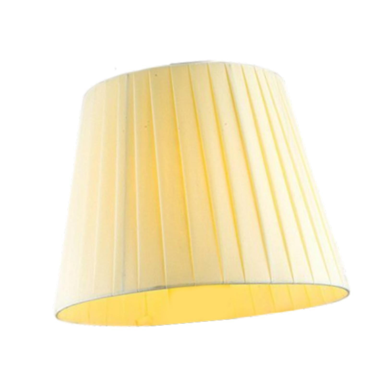 Ioensy - Sombra De Lámpara De Tela Para La Lámpara De Mesa, Cubierta De Luz De Lámpara Para El Estudio Del Hotel Hall Edge Recto Amarillo