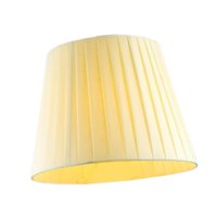 Ioensy - Sombra De Lámpara De Tela Para La Lámpara De Mesa, Cubierta De Luz De Lámpara Para El Estudio Del Hotel Hall Edge Recto Amarillo