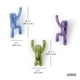 thumbnail image 3 of Juego De 3 Ganchos Decorativos Buddy Para Pared Con Gemas Variadas, 3 of 5