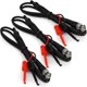 thumbnail image 1 of Juego de cables de prueba CLDIY BNC a mini gancho 3 piezas, 1 of 5