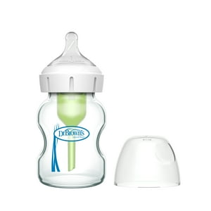 Dr. Brown'S - Mamadera Anticólico Boca Ancha Vidrio 150Ml