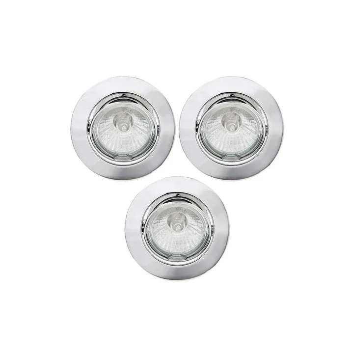 La Concepts - Pack 3 Foco Empotrado Basculante Aluminio