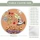 thumbnail image 2 of Torre de pizza-theme Fitted Round Tablecloths Elastic Edged Table Covers Waterproof Table Cloth for Kitchen Holiday Party Tables Decor 150cm, 2 of 6