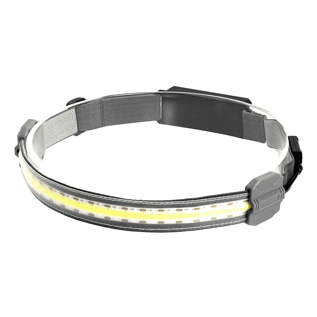 Genérico - Linterna Frontal Minero Cintillo Luz Led Cob Potente Usb Pro Color De La Linterna Gris Color De La Luz Blanco