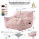 thumbnail image 2 of Silla de bolsa de frijol para adultos, de gran tamaño cómoda bolsa de frijol sala de estar sofá perezoso para dormitorio y dormitorio, 2 of 5