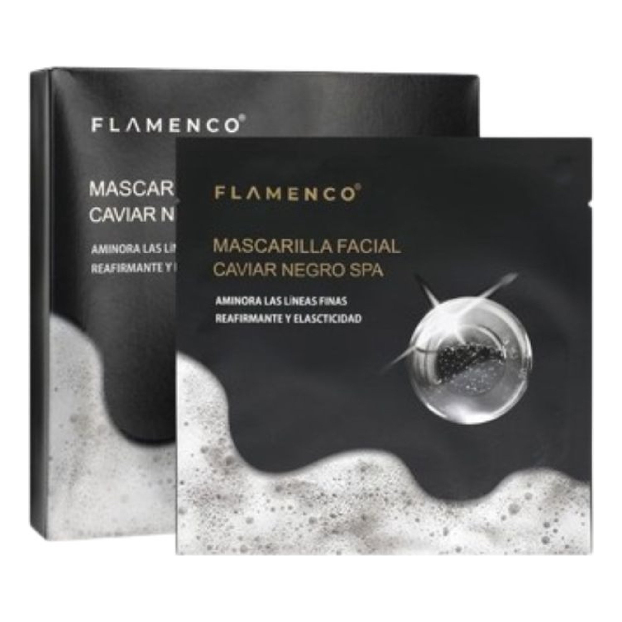 Genérico - Set 4 Mascarilla Facial Reafirma Caviar Negro Nutrición Lau