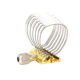 thumbnail image 2 of Saxo boca Soprano Saxofón boca Soprano Sax Ligatura Latón Ligatura fijación tornillo ajustable, 2 of 3