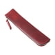thumbnail image 4 of Estuche De Lápices De Cuero Sintético, Elegante, Compacto, De 7,8 X 1,7 Pulgadas, Color Rojo, 4 of 5