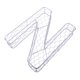 thumbnail image 3 of alfabeto hierro alambre guirnalda marco suculento maceta metal plantador planta titular n, 3 of 5
