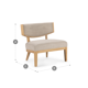 thumbnail image 2 of Poltrona Rosen A-550 Tela Crudo, 2 of 10