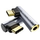 thumbnail image 1 of Adaptador USB‑C a 3,5 mm con ángulo recto – paquete de 2 unidades ANDTOBO, 1 of 8