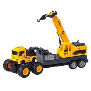 Dblue - Juguete Camión De Remolque Con Grúa Fricción Dbg1688