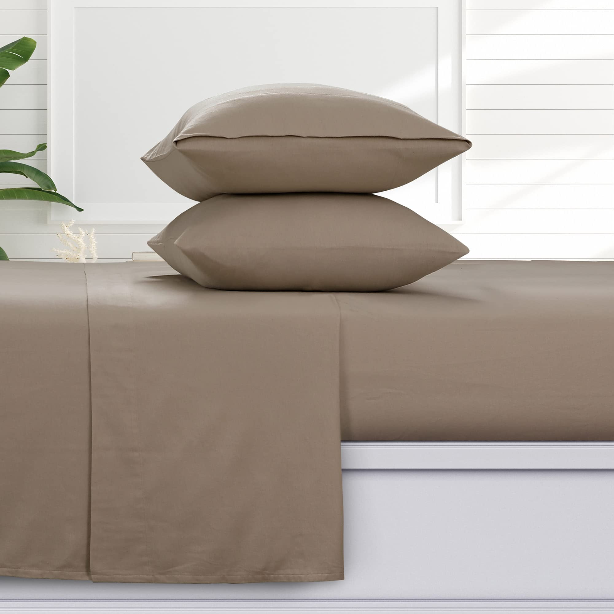 Juego De Sábanas Tribeca Living De Franela De Algodón Turco Ultrasuave