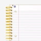 thumbnail image 2 of Cuaderno Hamelin 3 materias 22 x 28 cm Rayado universitario, 2 of 9