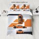 thumbnail image 2 of 3pcs sports car racing print bedding set 1 quilt cover 2 pillowcases unfilled, skin-friendly, breathable, anti-pilling, 2 of 5