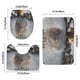 thumbnail image 3 of Mufasa Juego de 3 alfombras de baño de coral fleece: tapete de baño + alfombra de inodoro en forma de U + funda de tapa de inodoro en forma de O, 3 of 6