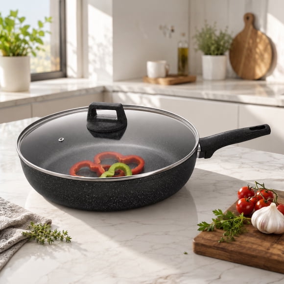 Sarten 30cm antiadherente con tapa