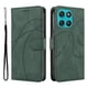 thumbnail image 1 of Funda tipo cartera con tapa para Motorola MOTO G57 Power 5G con tarjetero, soporte y cubierta magnética Verde, 1 of 5