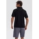 thumbnail image 3 of Polera Hombre Piqué Básica Lisa Negro, 3 of 4