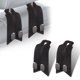 thumbnail image 1 of Ganchos para reposacabezas de coche atFivoy 2 unidades cuero negro, 1 of 9