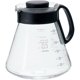 thumbnail image 1 of Hario V60 Glass Range Coffee Server, 800 ml, Black, 1 of 3