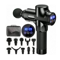 Genérico - Pistola Masajeadora Astec - 10 Cabezas 30 Velocidades Touch - As010-9