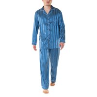 Baziani - Pijama Satin Hombre 9192 Azul Xl