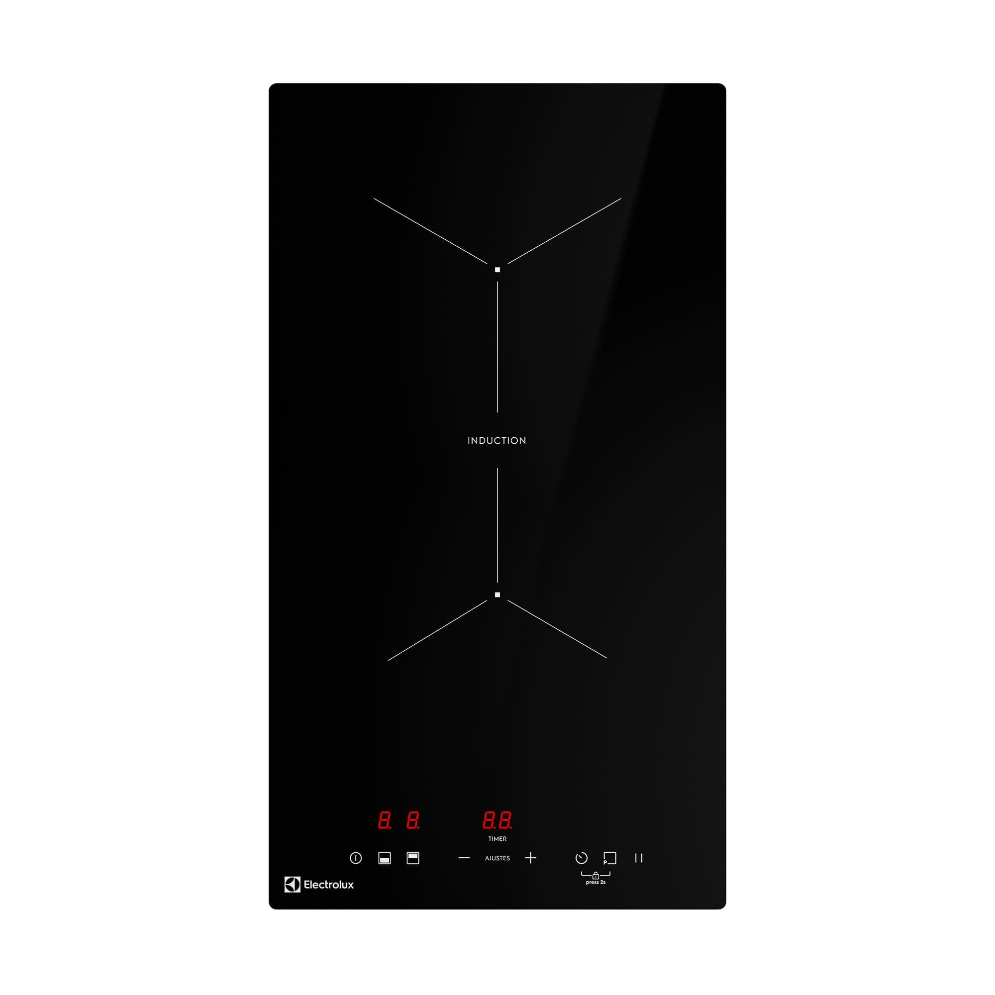 Electrolux - Encimera Inducción 2 Platos Eléctrica Efficient Ie2tp