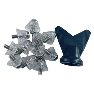 Ioensy - 12X Clavos Para Botas De Fútbol Atornillados Con Tachuelas De Fútbol Duraderas Para Zapatillas Deportivas