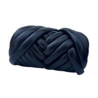 Magideal - Hilo Grueso Jumbo Longitud Del Hilo 590 Pulgadas Hilo Voluminoso Hilo De Peso Voluminoso Hilo Para La Alfombra De Almohada Que Hace Bufanda De , Negro
