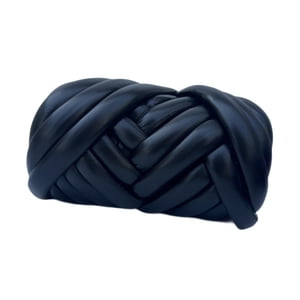 Magideal - Hilo Grueso Jumbo Longitud Del Hilo 590 Pulgadas Hilo Voluminoso Hilo De Peso Voluminoso Hilo Para La Alfombra De Almohada Que Hace Bufanda De , Negro